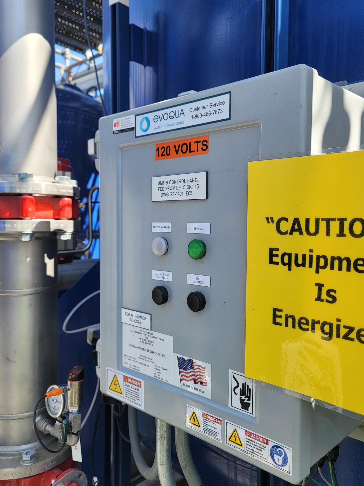 UL 508 Control Panel Work on a Refinery Water Cooling System