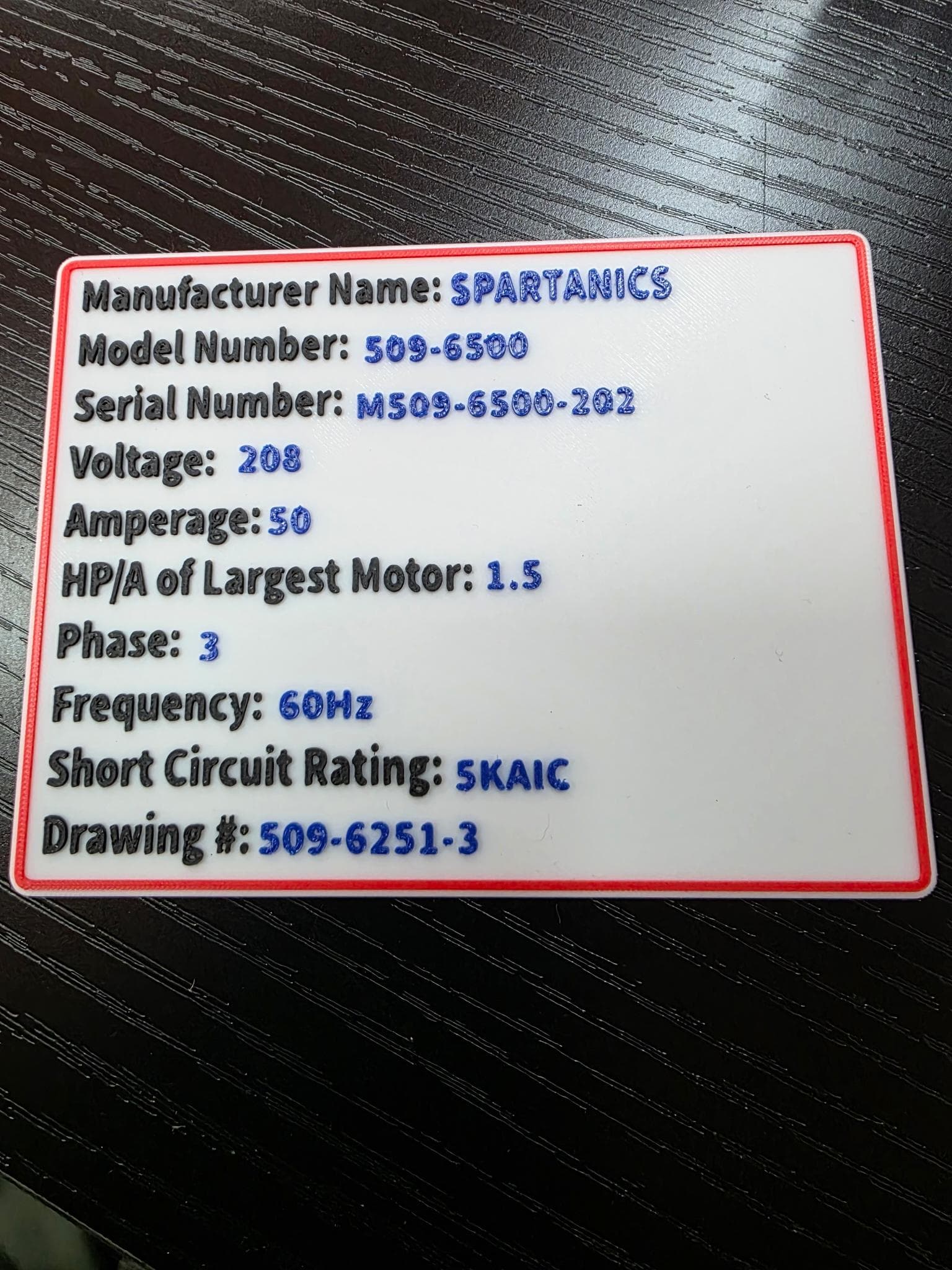 We Make Replacement Manufacturer Labels That Actually Last image